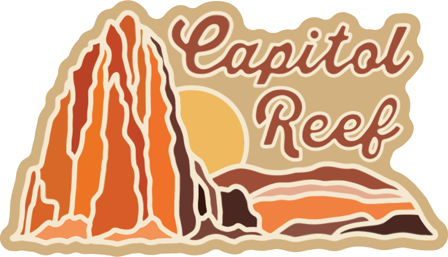 Capitol Reef Cathedrals | Sticker