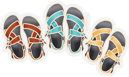 Sandals | Clear Sticker