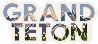 Grand Teton | Clear Sticker