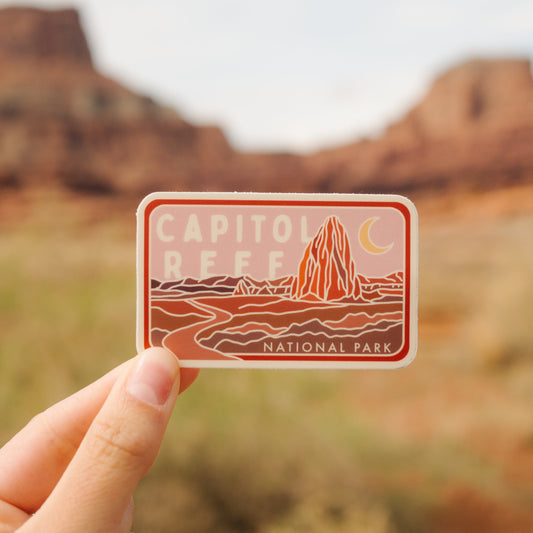 Capitol Reef - License Plate Series | Sticker