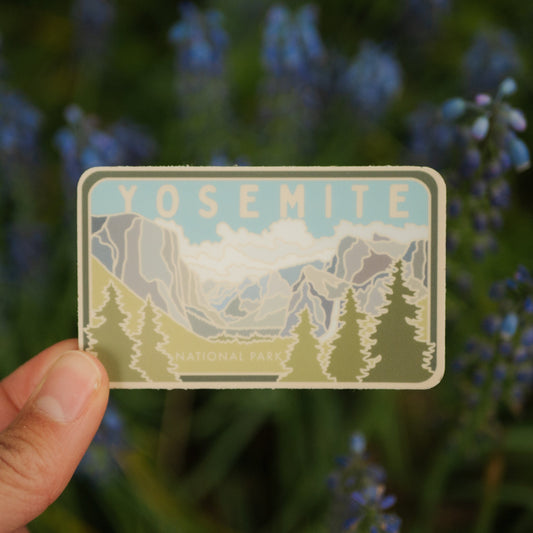 Yosemite - License Plate Series | Sticker