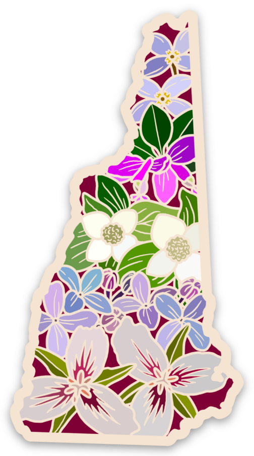 New Hampshire Wildflower | Sticker