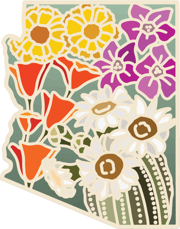 Arizona Wildflower | Sticker
