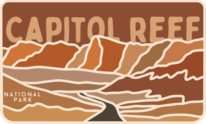 Capitol Reef - License Plate Series | Sticker
