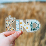 Be Kind | Clear Sticker