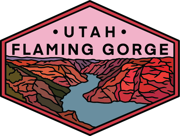 Flaming Gorge - Destination Series | Sticker