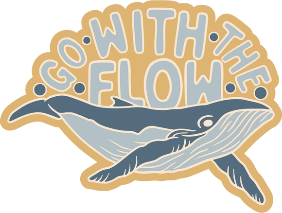 Go With The Flow | Sticker