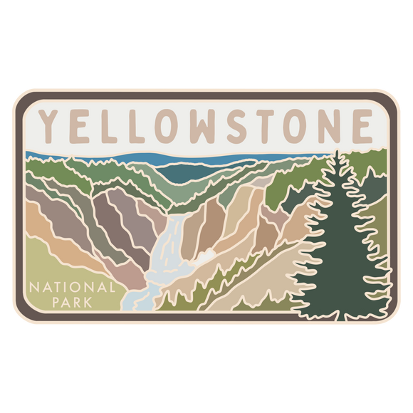 Yellowstone Falls | Sticker