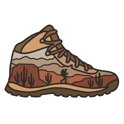 Desert Hiking Boot | Sticker
