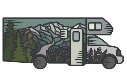 Mountain RV | Sticker