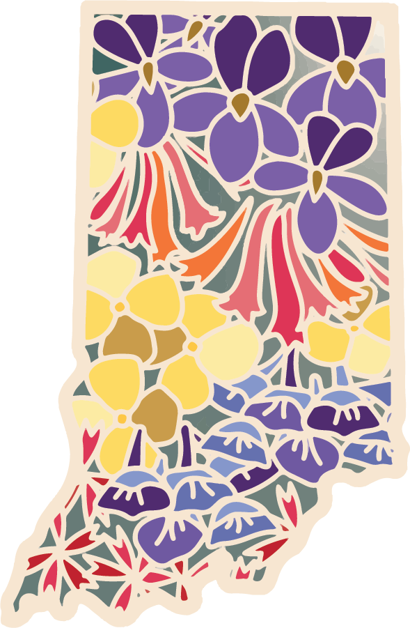 Indiana Wildflower | Sticker