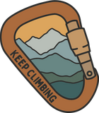 Keep Climbing Carabiner | Sticker