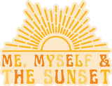 Me, Myself & The Sunset | Sticker