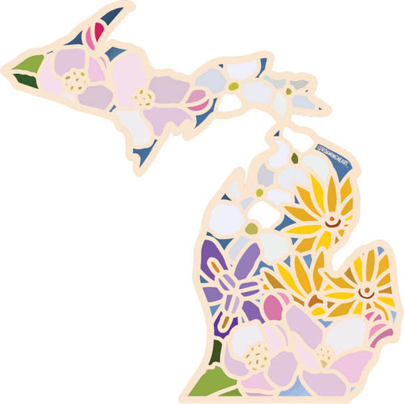 Michigan Wildflower | Sticker