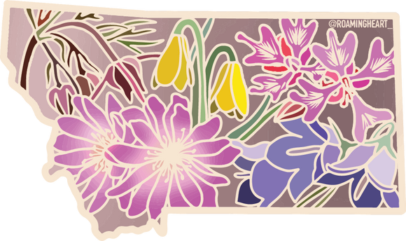 Montana Wildflower | Sticker