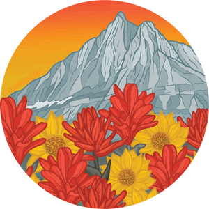 Mountain Sunset | Sticker