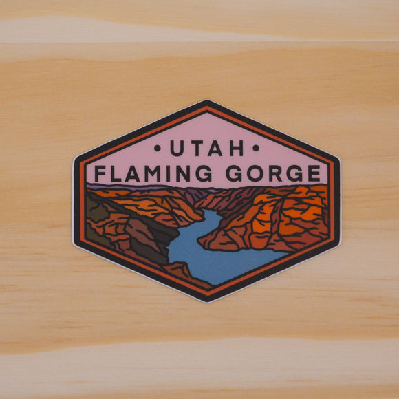 Flaming Gorge Utah | Sticker