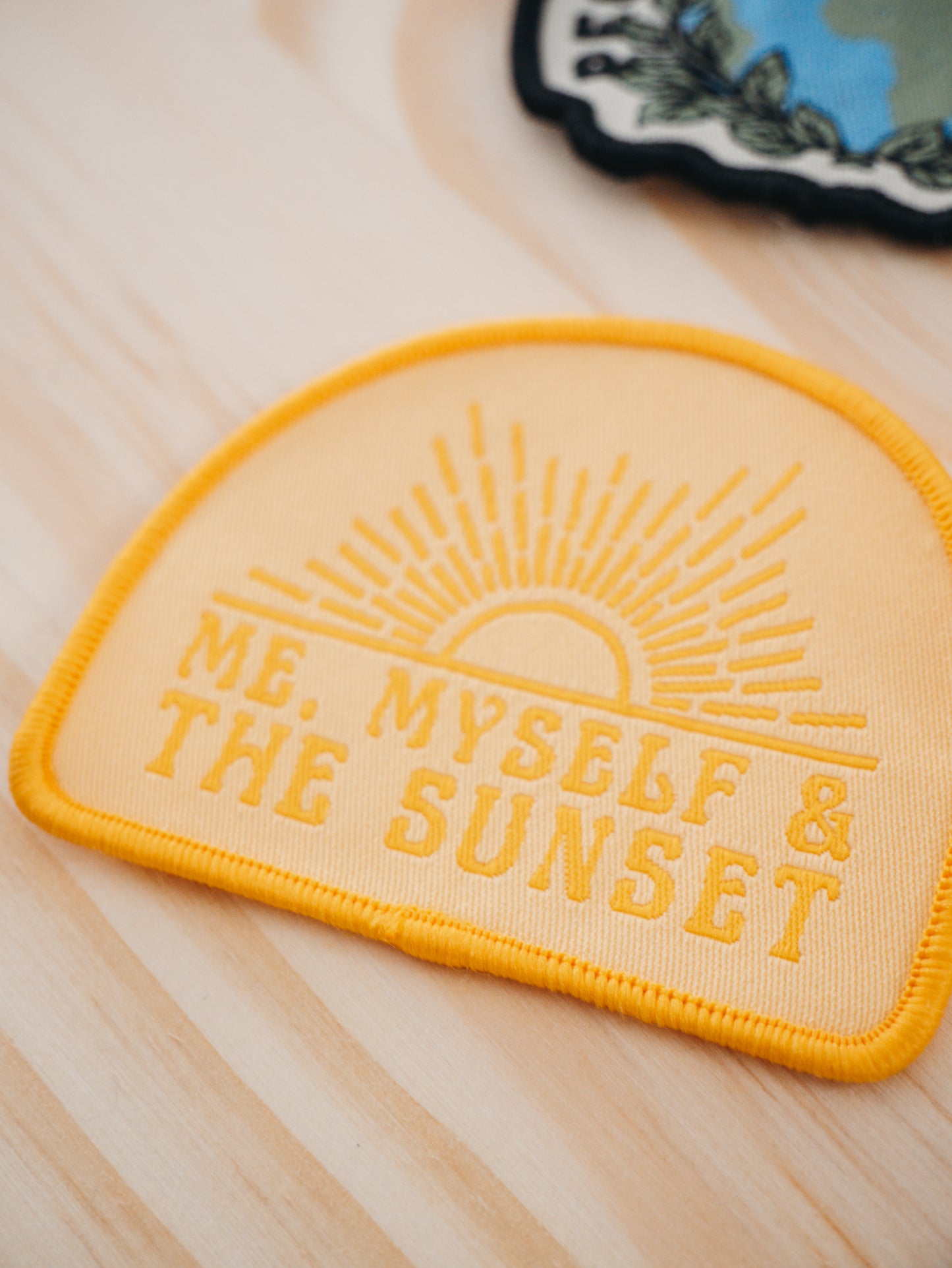 My, Myself & the Sunset | Sew-On Patch