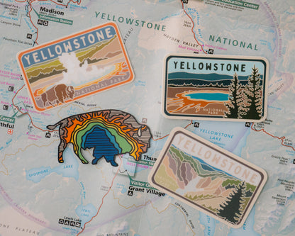 Yellowstone Falls | Sticker