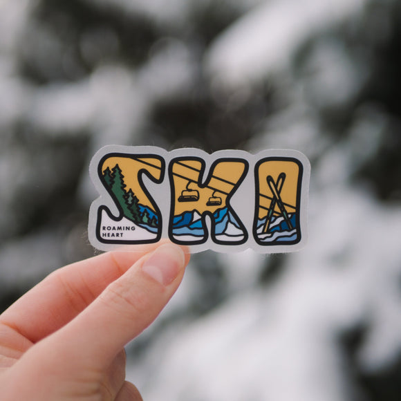 SKI | Clear Sticker