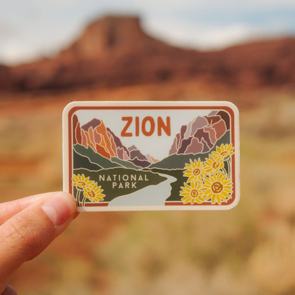 Zion - License Plate Series | Sticker
