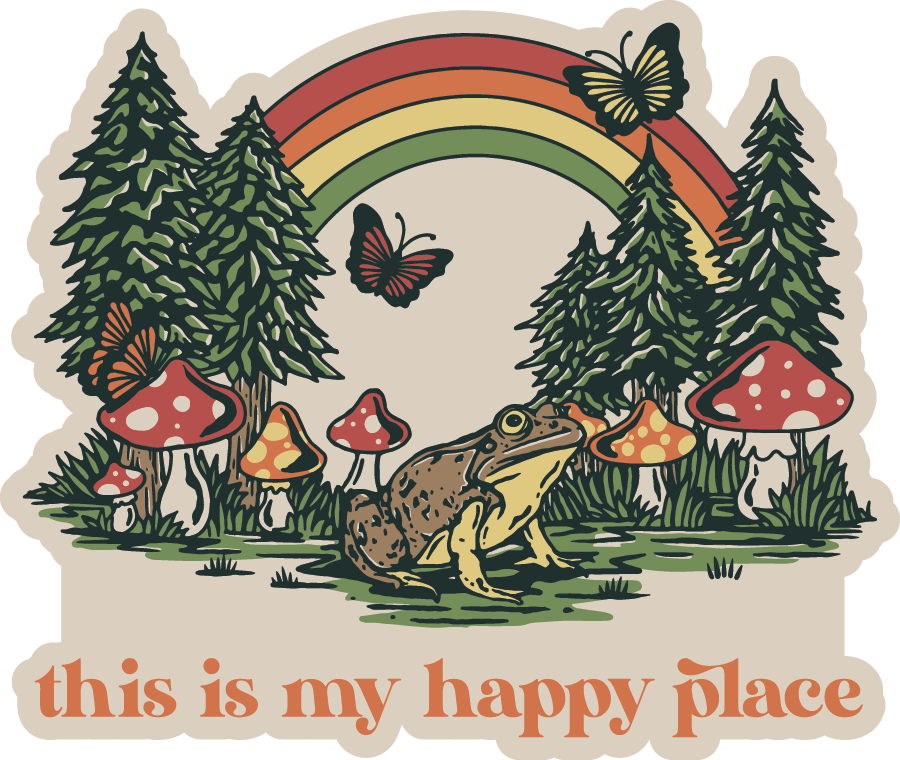 This Is My Happy Place | Sticker