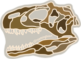 Dinosaur Fossil | Sticker