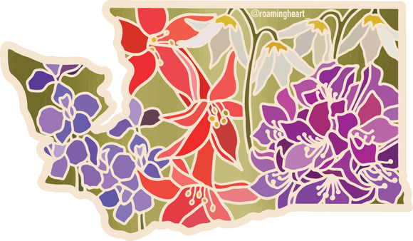 Washington Wildflower | Sticker