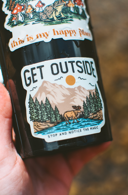 Get Outside - Stop & Notice The Magic | Sticker