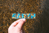 Topographic Earth | Clear Sticker
