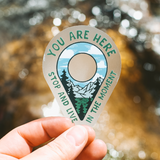 You are Here | Clear Sticker