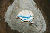 Go With The Flow Whale | Sticker