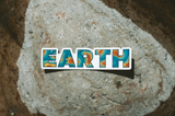 Topographic Earth | Clear Sticker